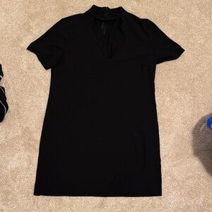 Chic Black Short Sleeve Women's Top